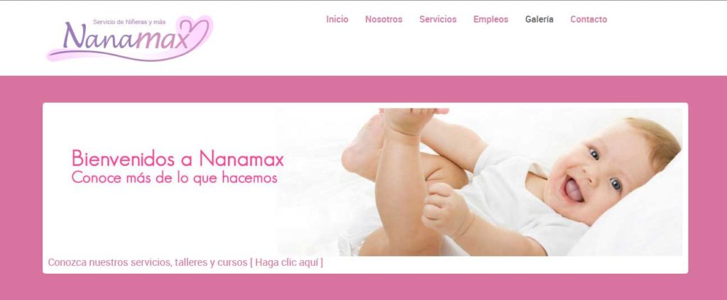 Diseño de logo y web para Nanamax