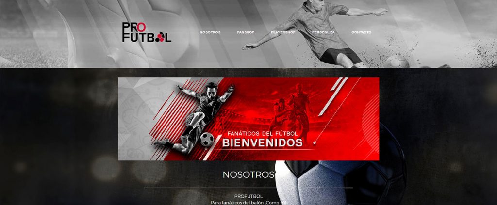 Diseño Web Landing Page para ProfutBol Panamá